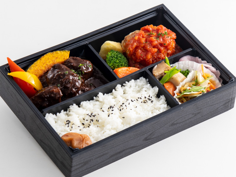 和牛ビーフシチュー＆ハンバーグ弁当