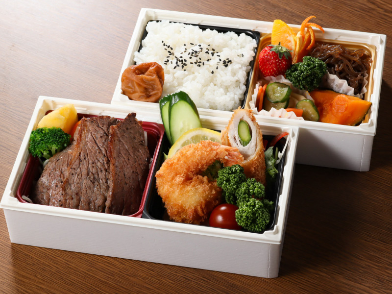 二段弁当 お肉