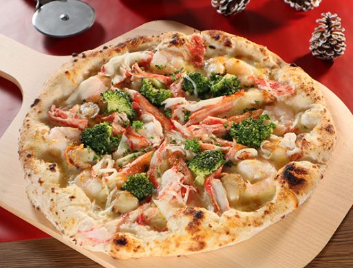 クリスマスシーフードピッツァ