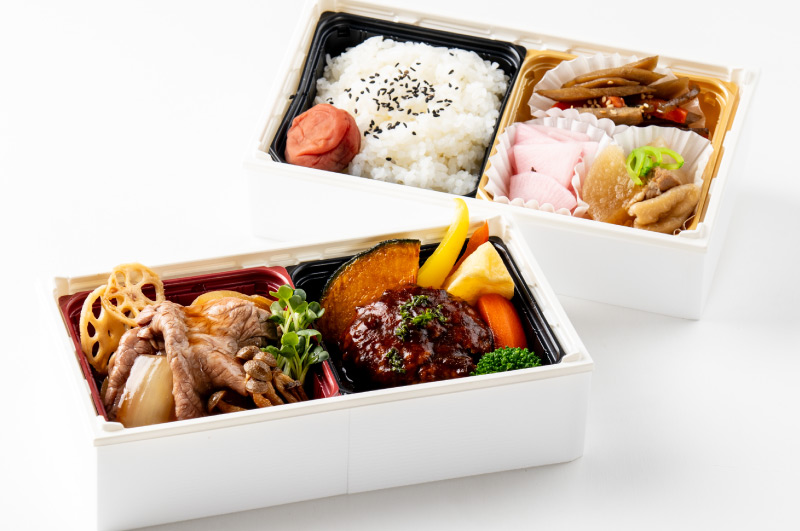 二段弁当 お肉 お弁当 水戸 テイクアウト | 元吉田 イイジマ So-zai